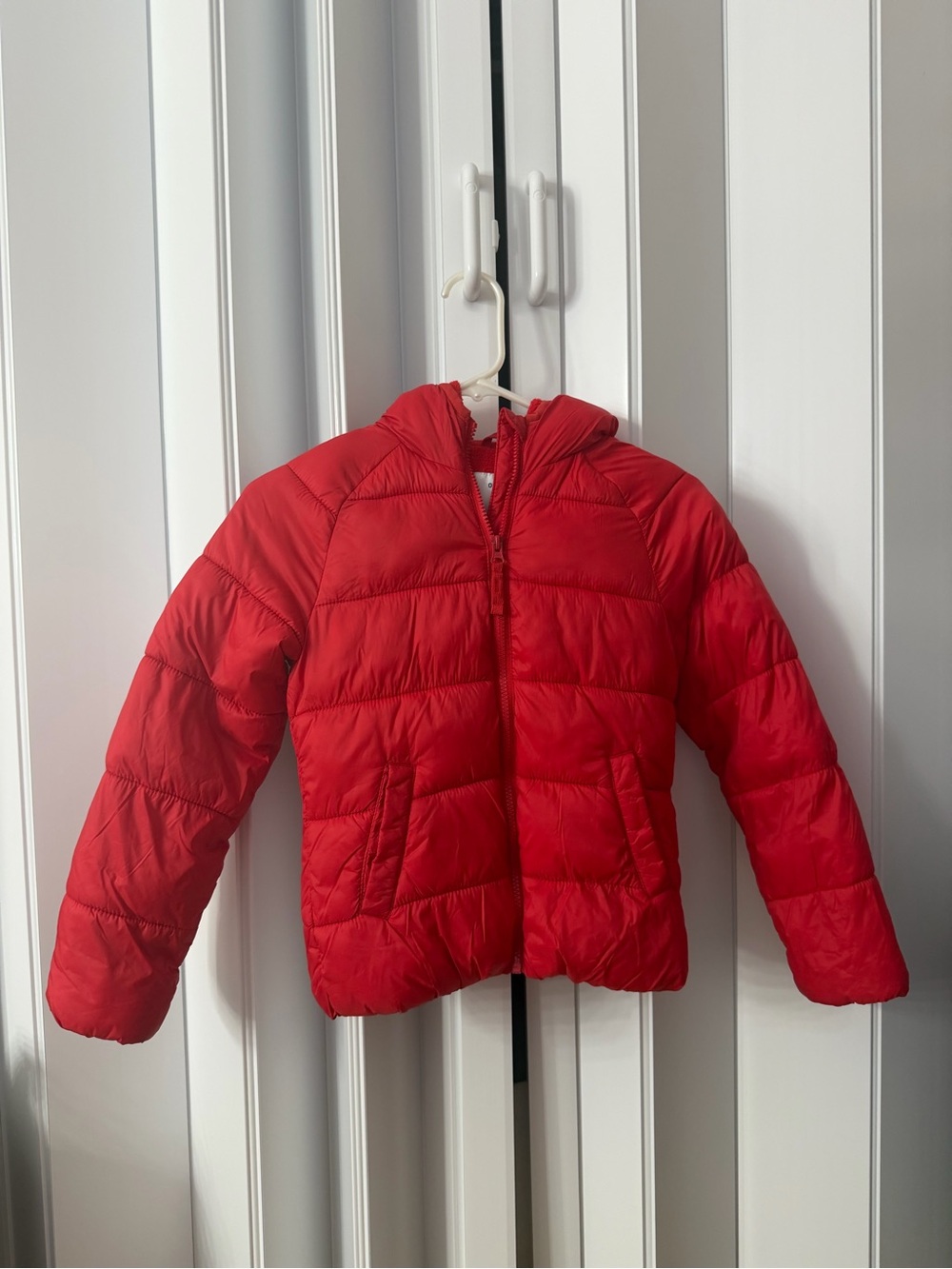 Old Navy Kids Red Hooded Puffer Coat